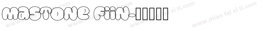 mastone fiin字体转换